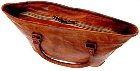 Handmade Leather Tote Bag for Women, Vintage Genuine Leather Purse