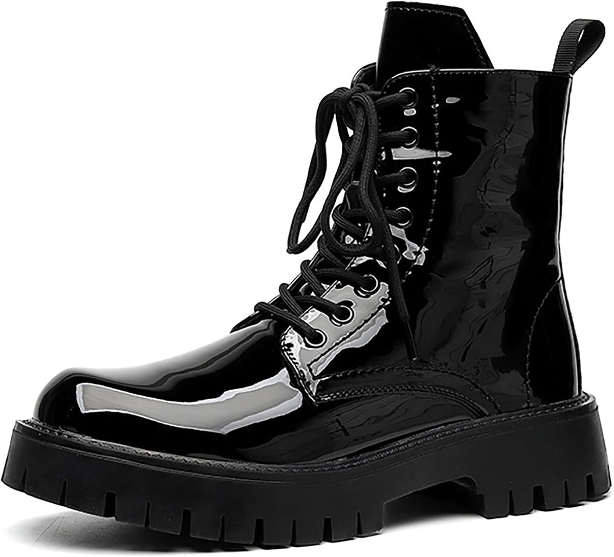 Men's Real Leather Low Heel Chelsea Boots, Warm Non-Slip Business
