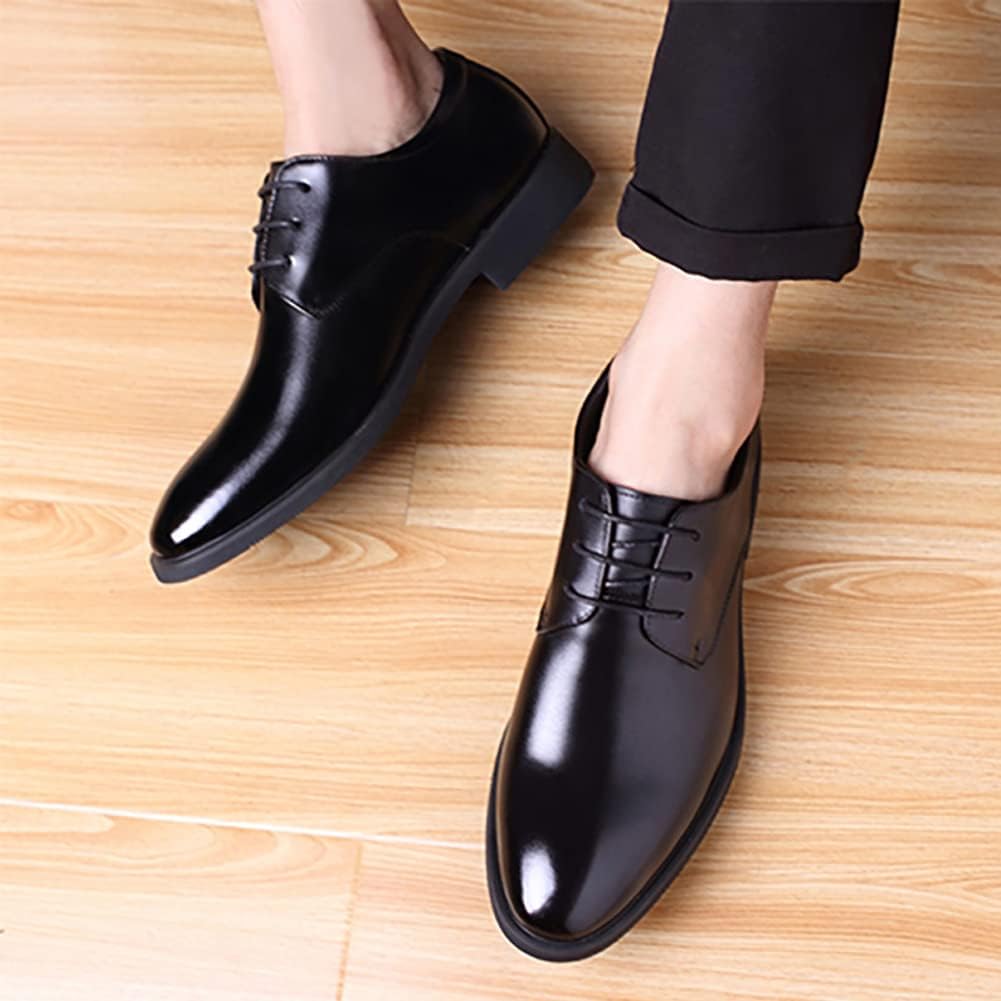 Men's Modern Classic Dress Shoes, Slip-On Oxford Business Style