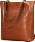 Vintage Genuine Leather Tote Handbag for Women