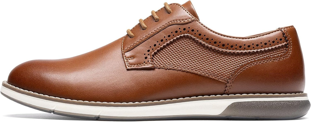 Men's Casual Dress Sneakers in Derby Oxford Style for Business