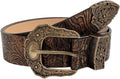 Women's Western Country Belt with Concho Rodeo Cowboy Design