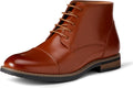 Men's Square Toe Slip-On Western Boots, Durable Non-Slip Work