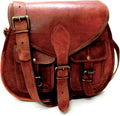 Handmade Vintage Style Genuine Leather Crossbody Shoulder Bag