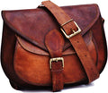 Handmade Vintage Crossbody Leather Bag for Women