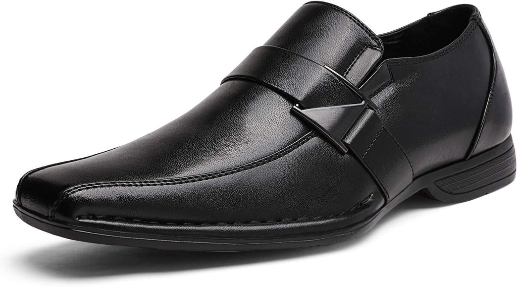 Men's Classic Slip-On Loafer Dress Shoes, Comfortable Formal Style