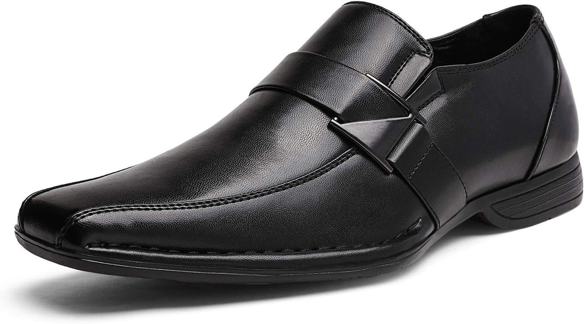 Men's Classic Slip-On Loafer Dress Shoes, Comfortable Formal Style