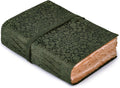 Floral Embossed Leather Notebook for Women, Teal, 6x4 Inch