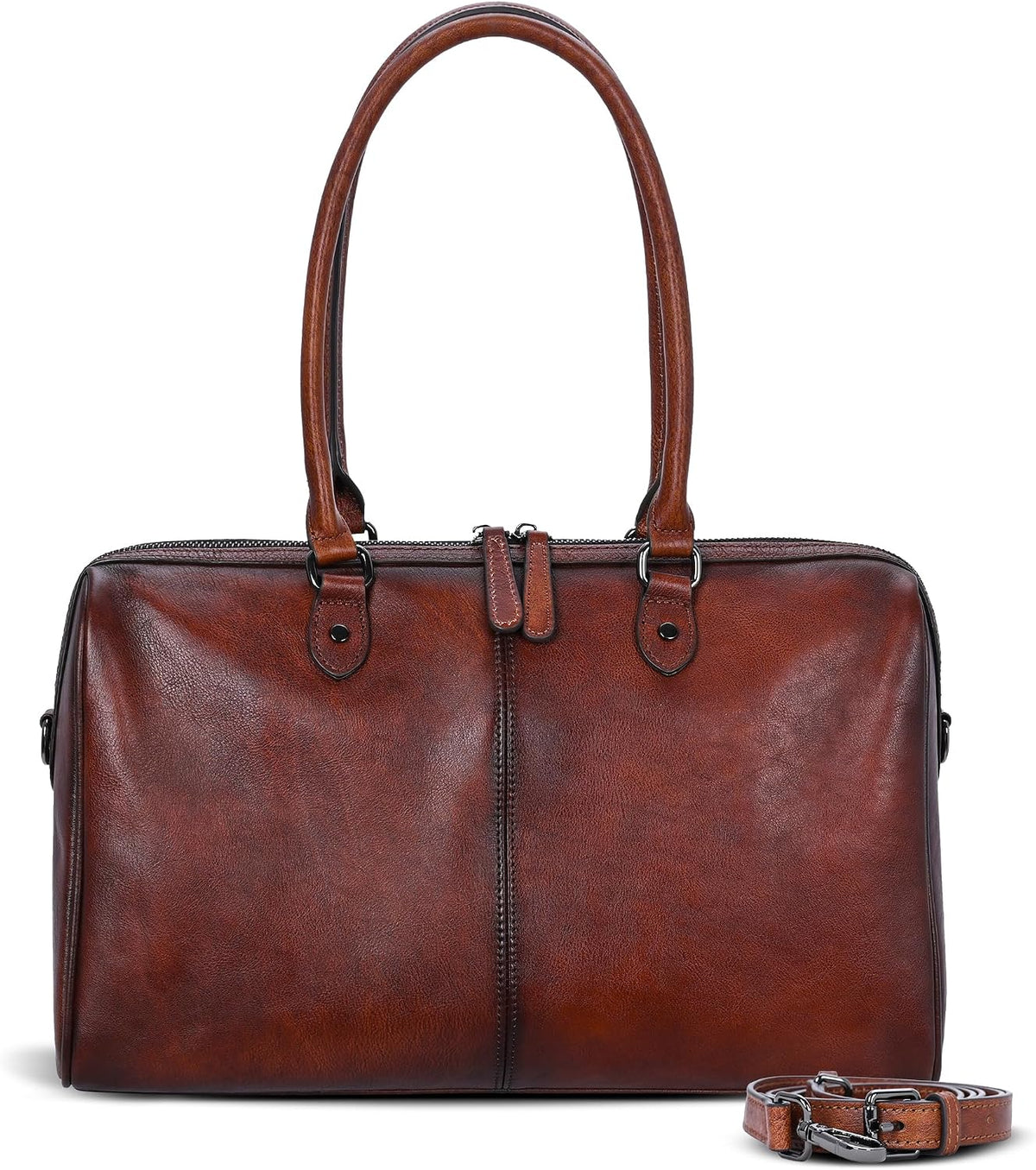Genuine Leather Purse Shoulder Bag for Women, Satchel Handbag Tote