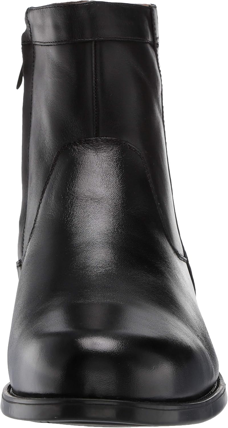 Men's Fashion Zip-Up Ankle Boots, Simple Modern Casual Leather