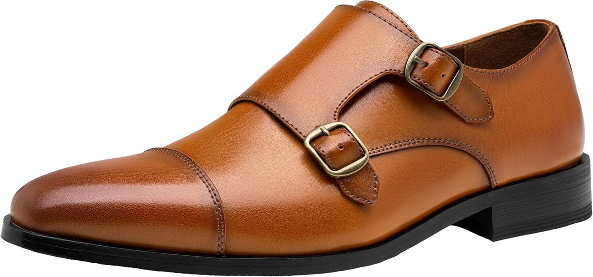 Men's Elastic Apron Toe Slip-On Loafers, Comfortable Work Shoes