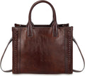 Genuine Leather Shoulder Crossbody Bag for Women, Medium Capacity
